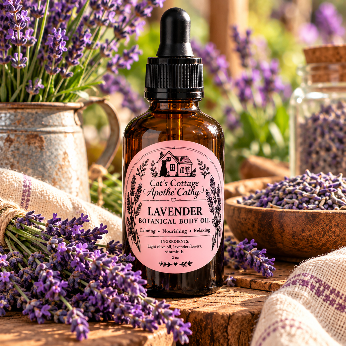 💜 Lavender Botanical Body Oil