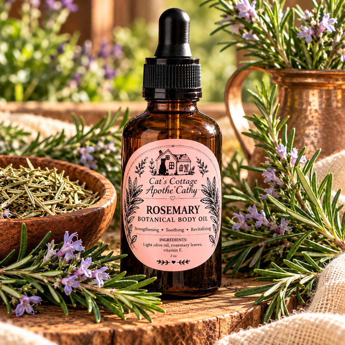 🌿 Rosemary Botanical Body Oil
