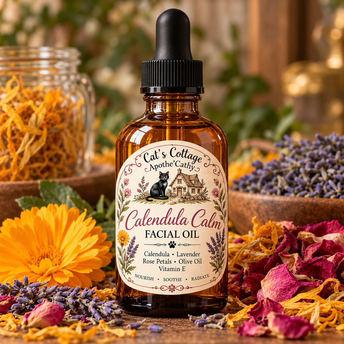 🌼 Calendula Calm Facial Serum