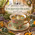 🌿 Enchanted Healing — Intention Candle